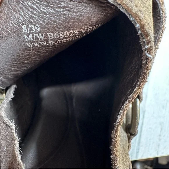 Born‎ Zowy Tobacco Brown Harness Ankle Booties #800 - Picture 7 of 13